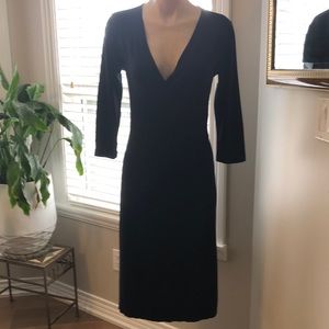 Jones & Co black t-shirt material dress